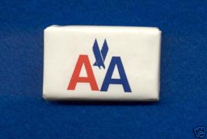 American Airlines bar of soap