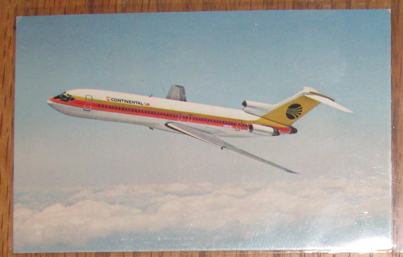Continental Airlines 727 trijet