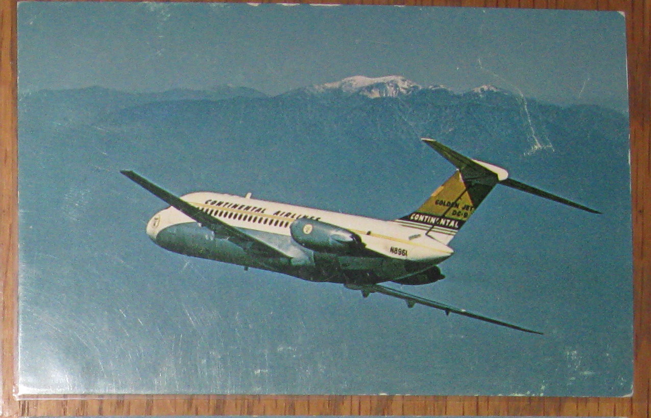 Continental DC-9 Golden Jet