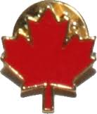 Air Canada maple leaf pin