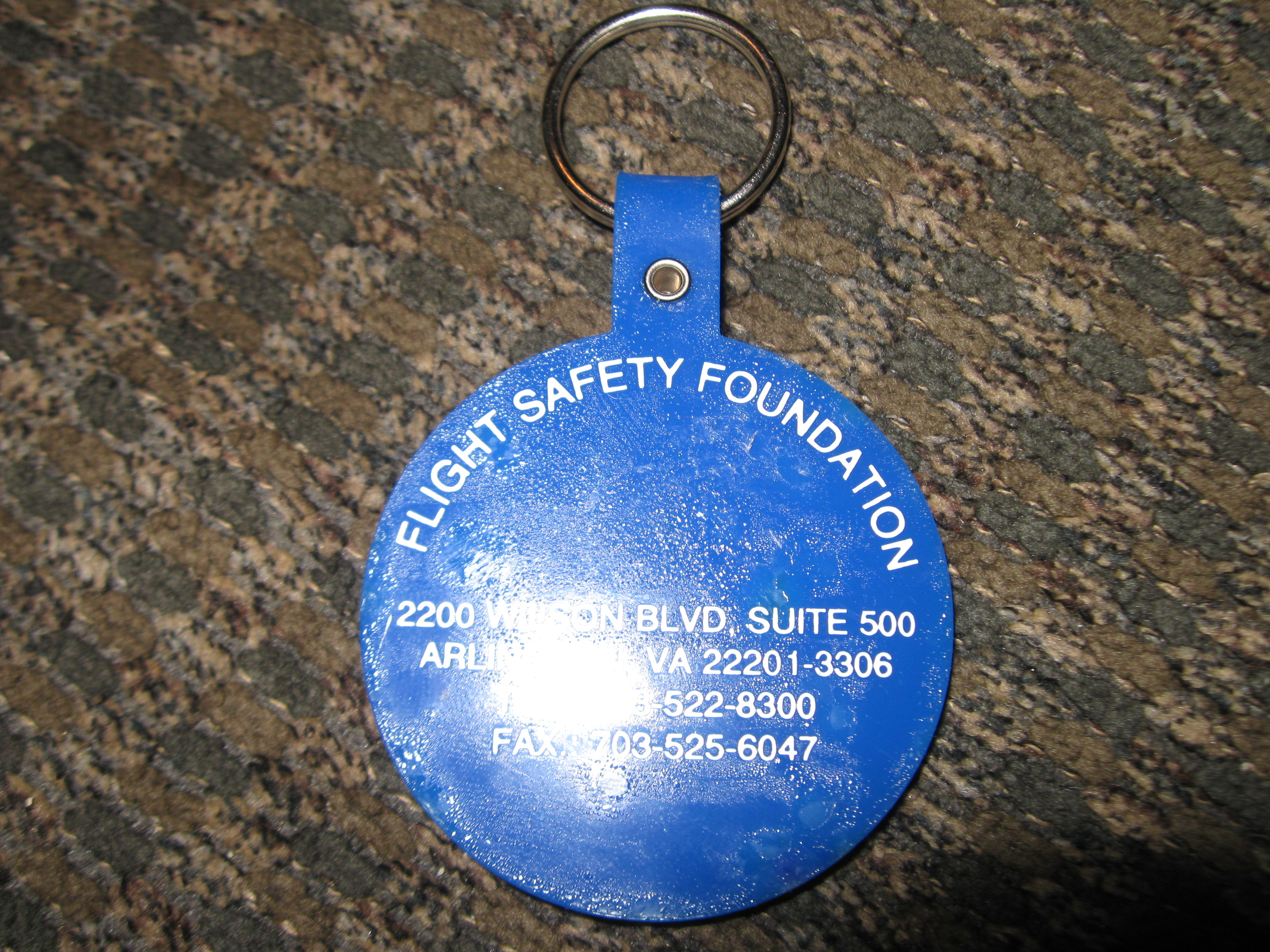 Flight safety Foundation key chain