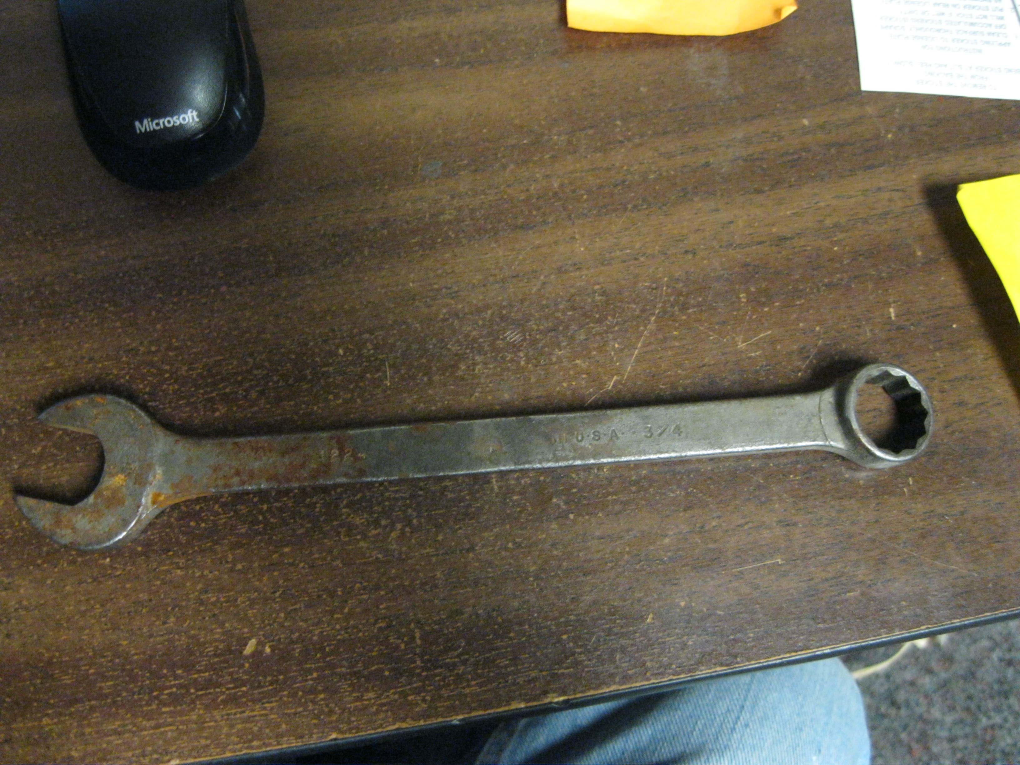 3/4" combination wrench