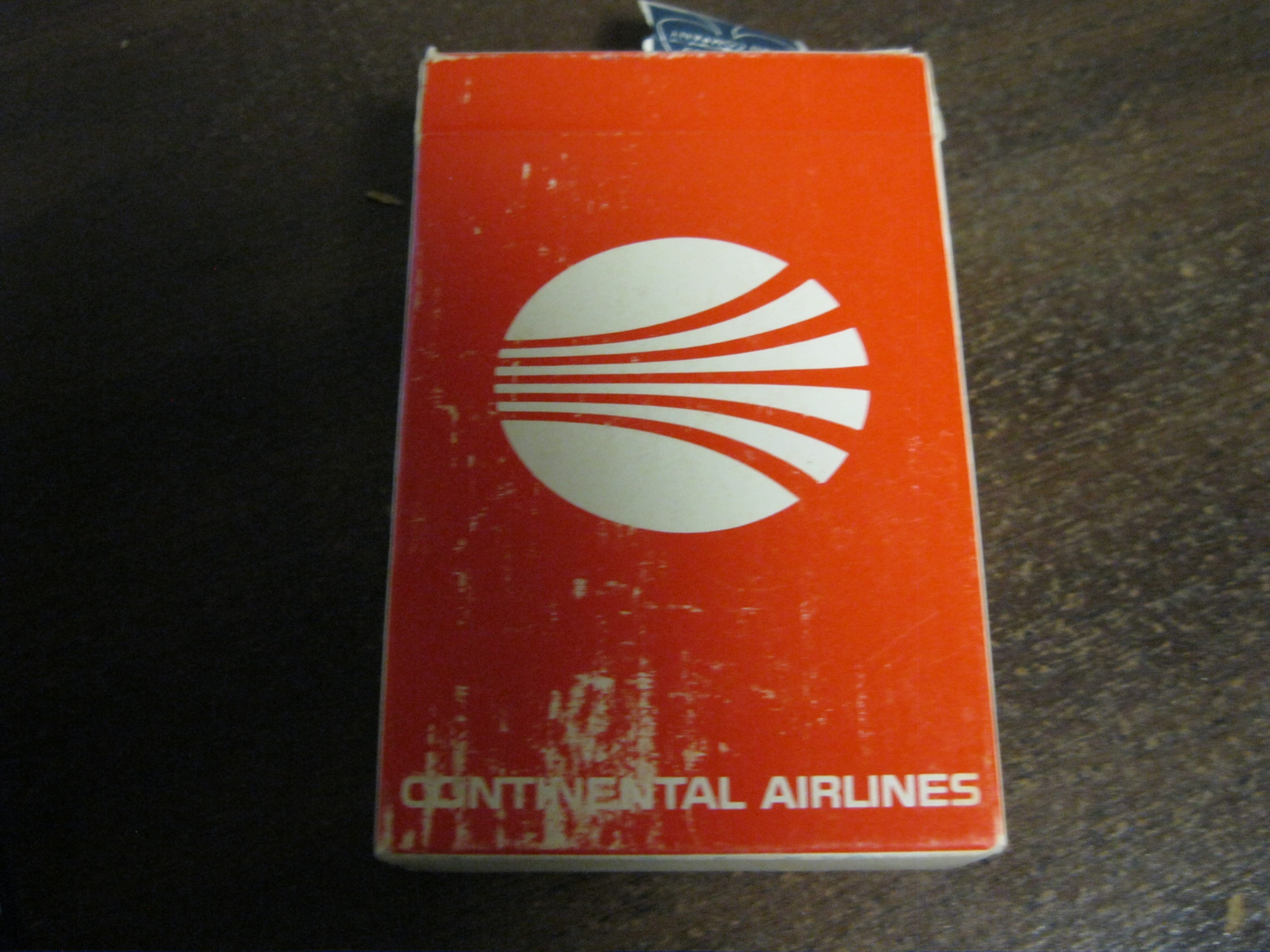 Continental Airlines deck of cards