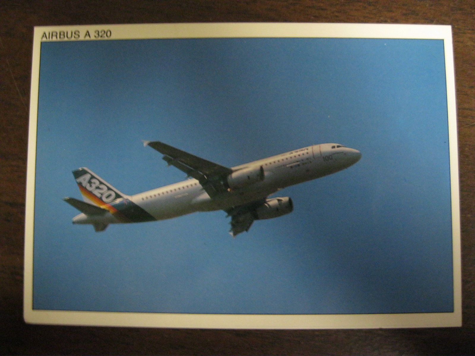 Airbus A320 post card