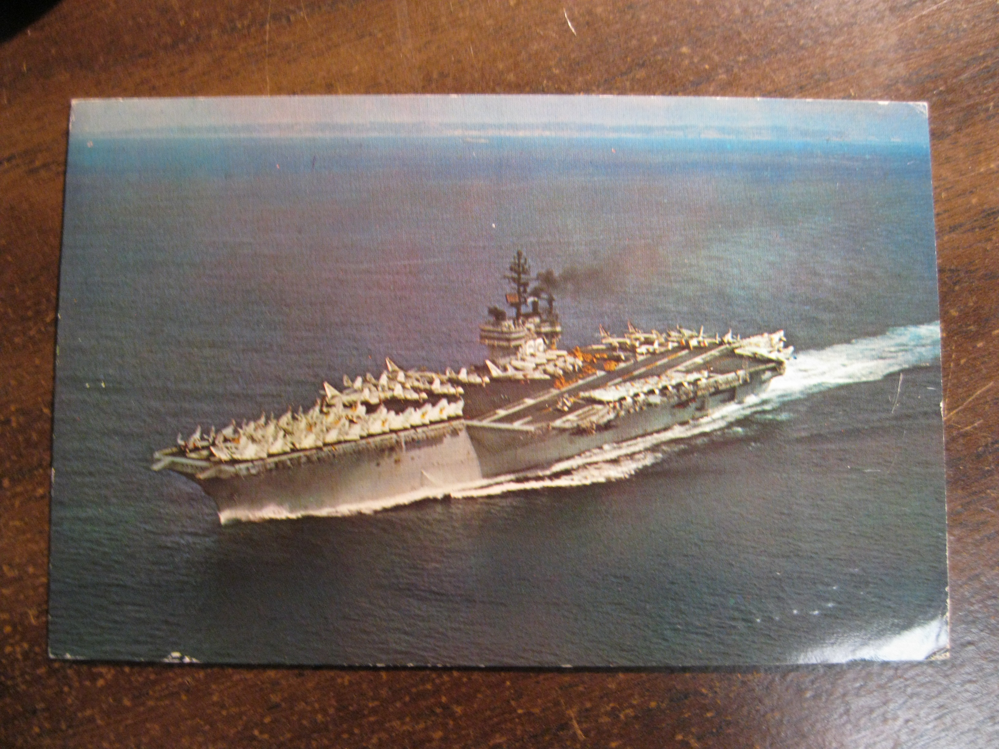 USS Kitty Hawk CVA-63 post card