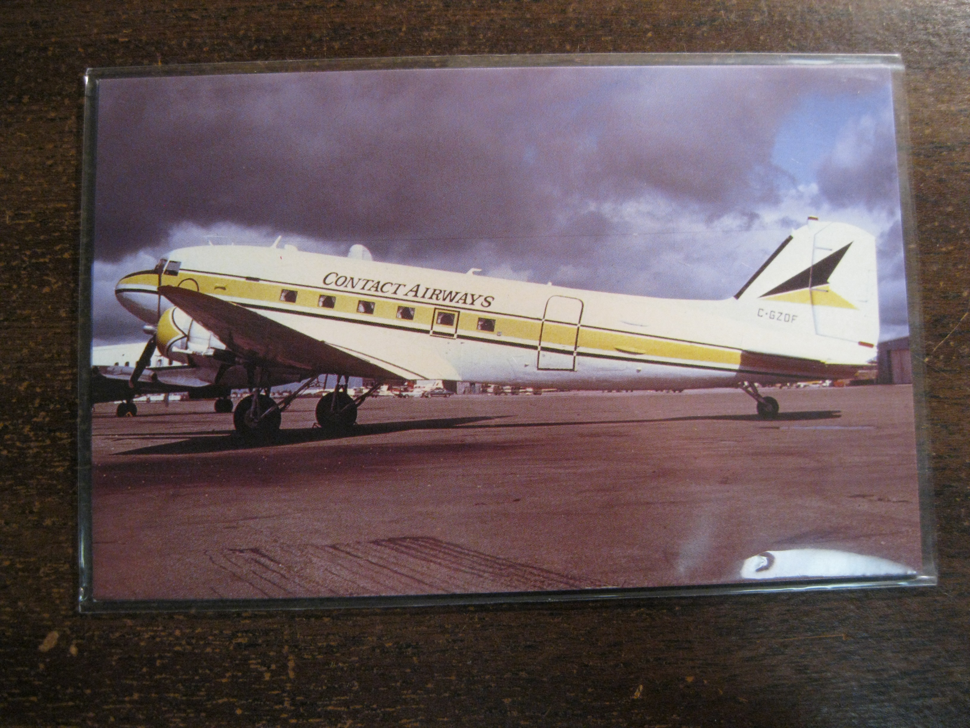 Contact Airways Douglas DC-3 post card