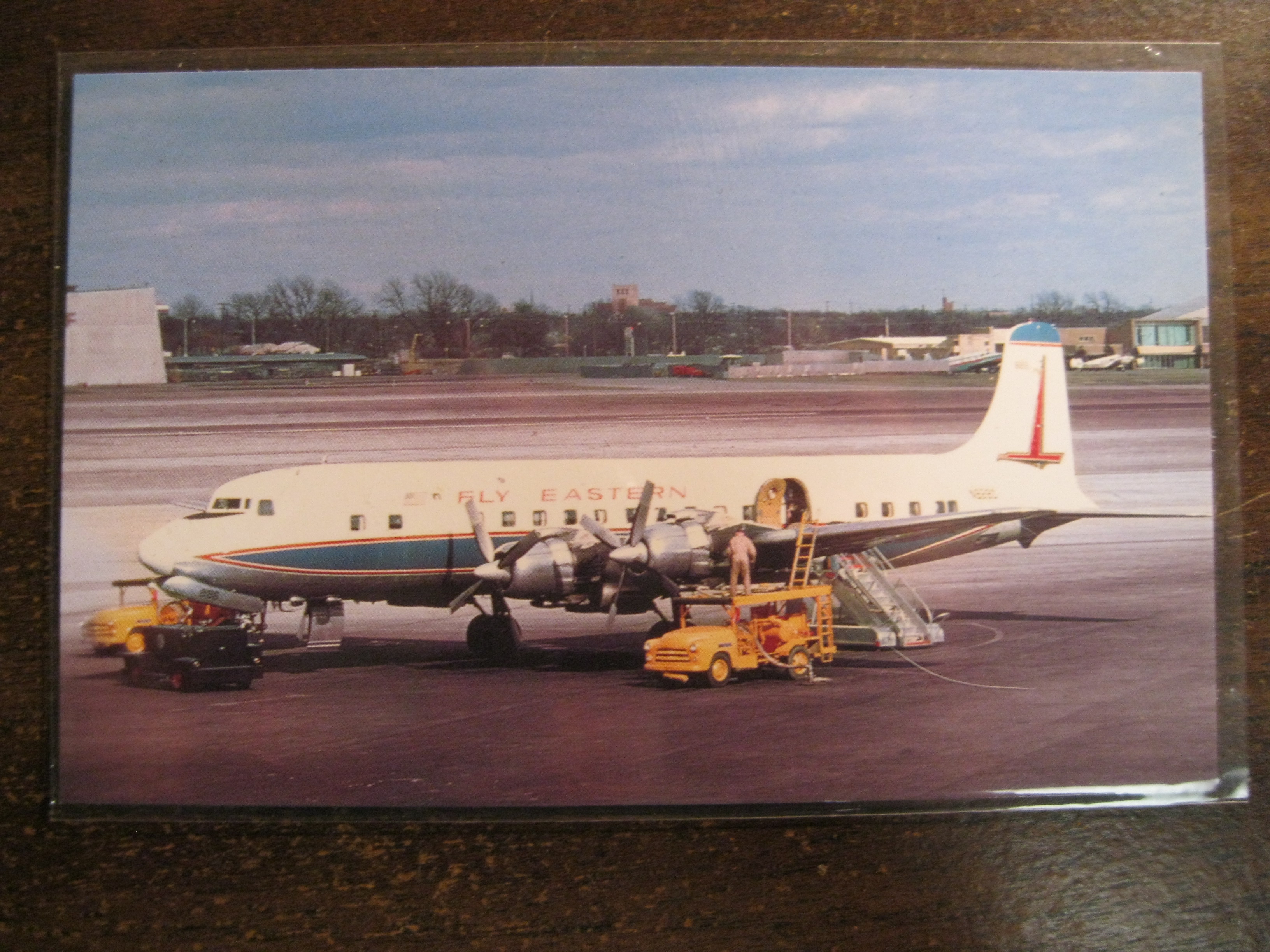 Eastern Airlines DC& 1959 Post Card