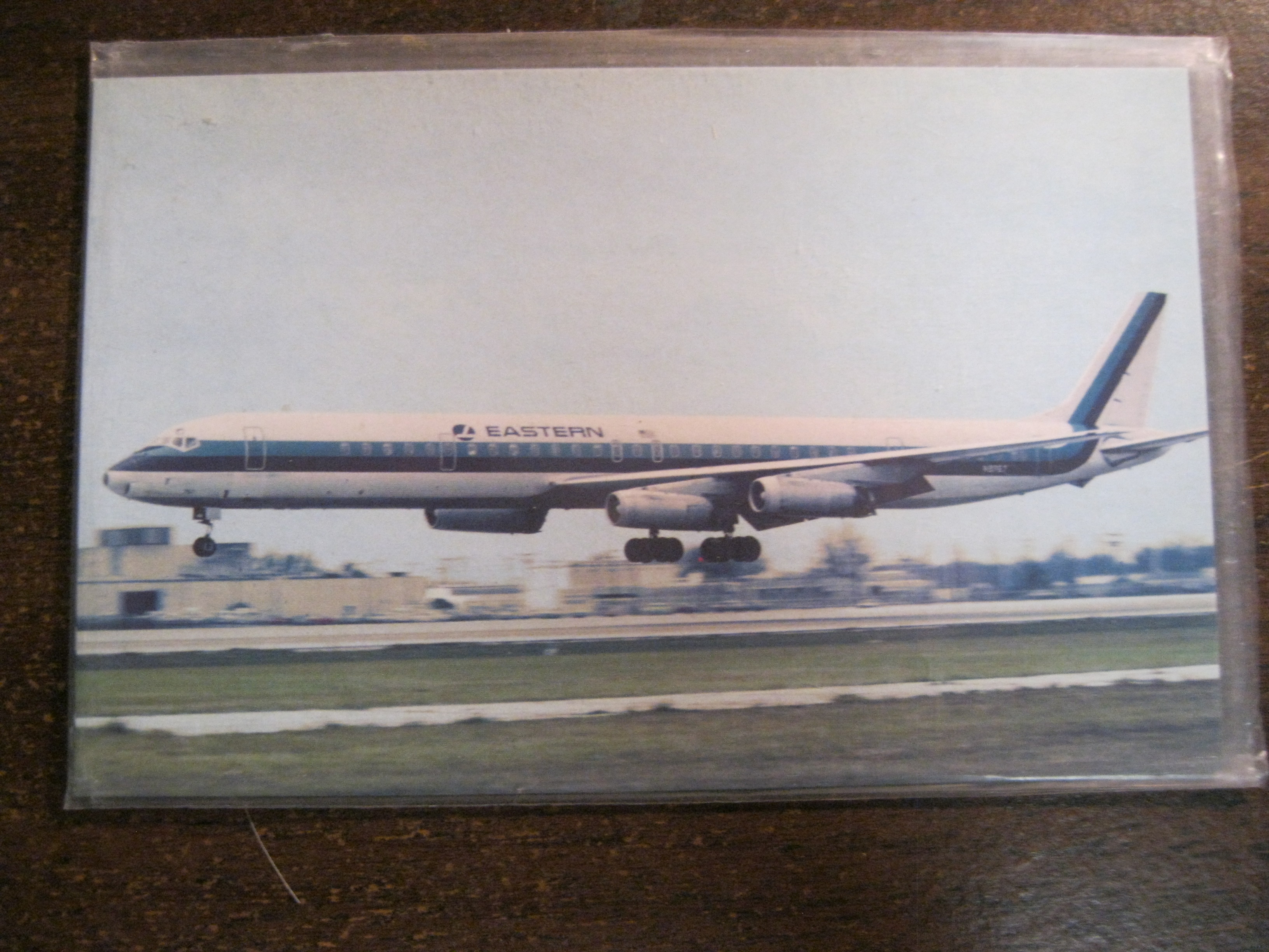 Eastern Airlines Douglas DC8 Post Card