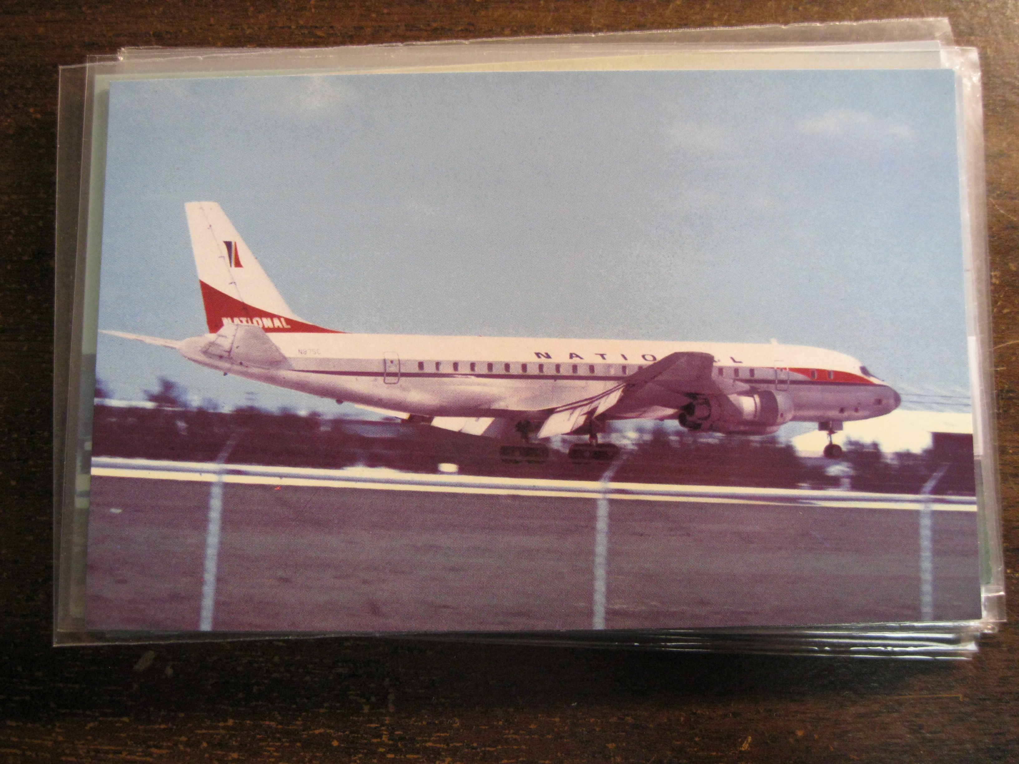 National Airlines Douglas DC-8 Post card 70
