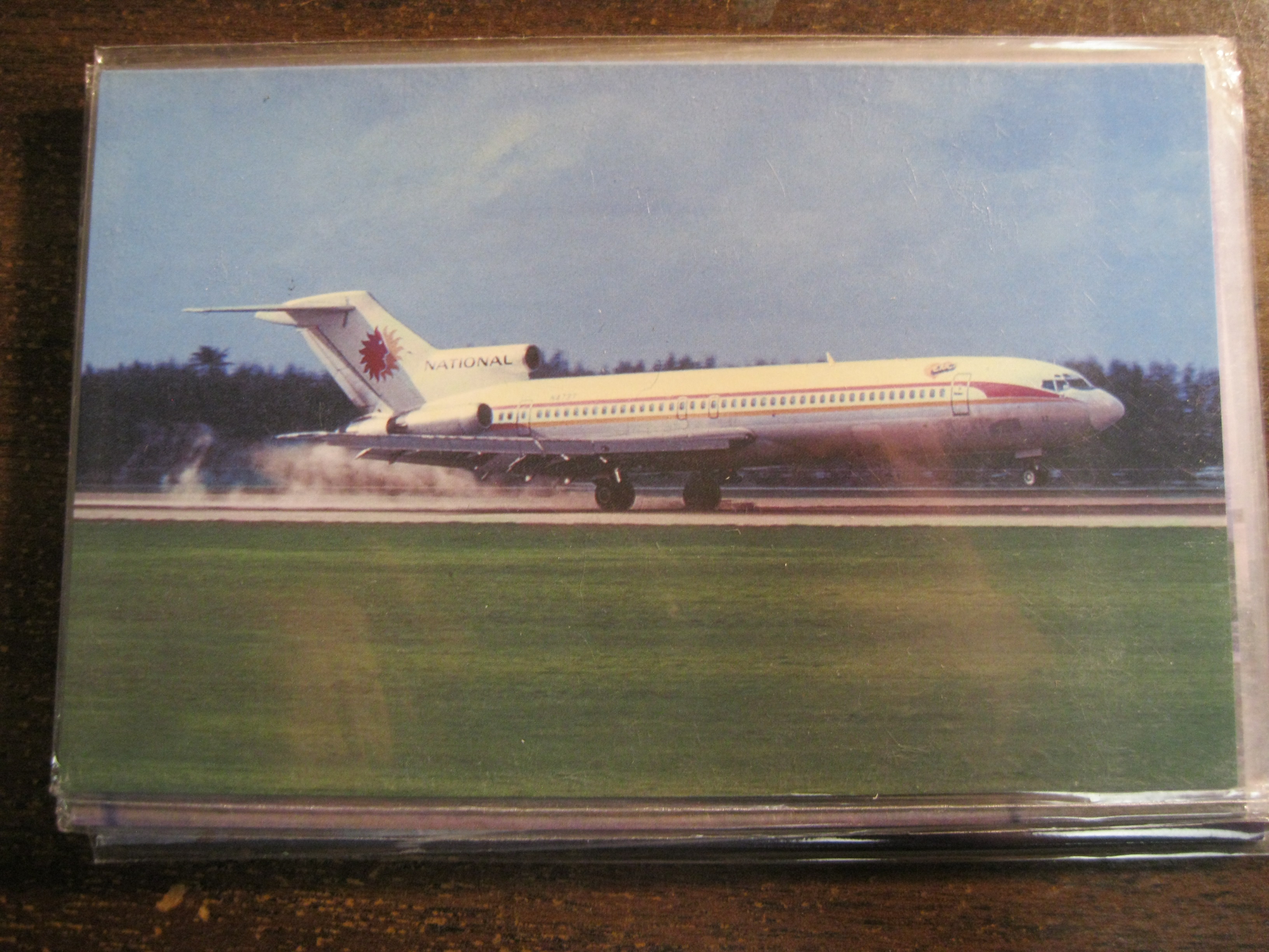 National Airlines Boeing 727 post card 69