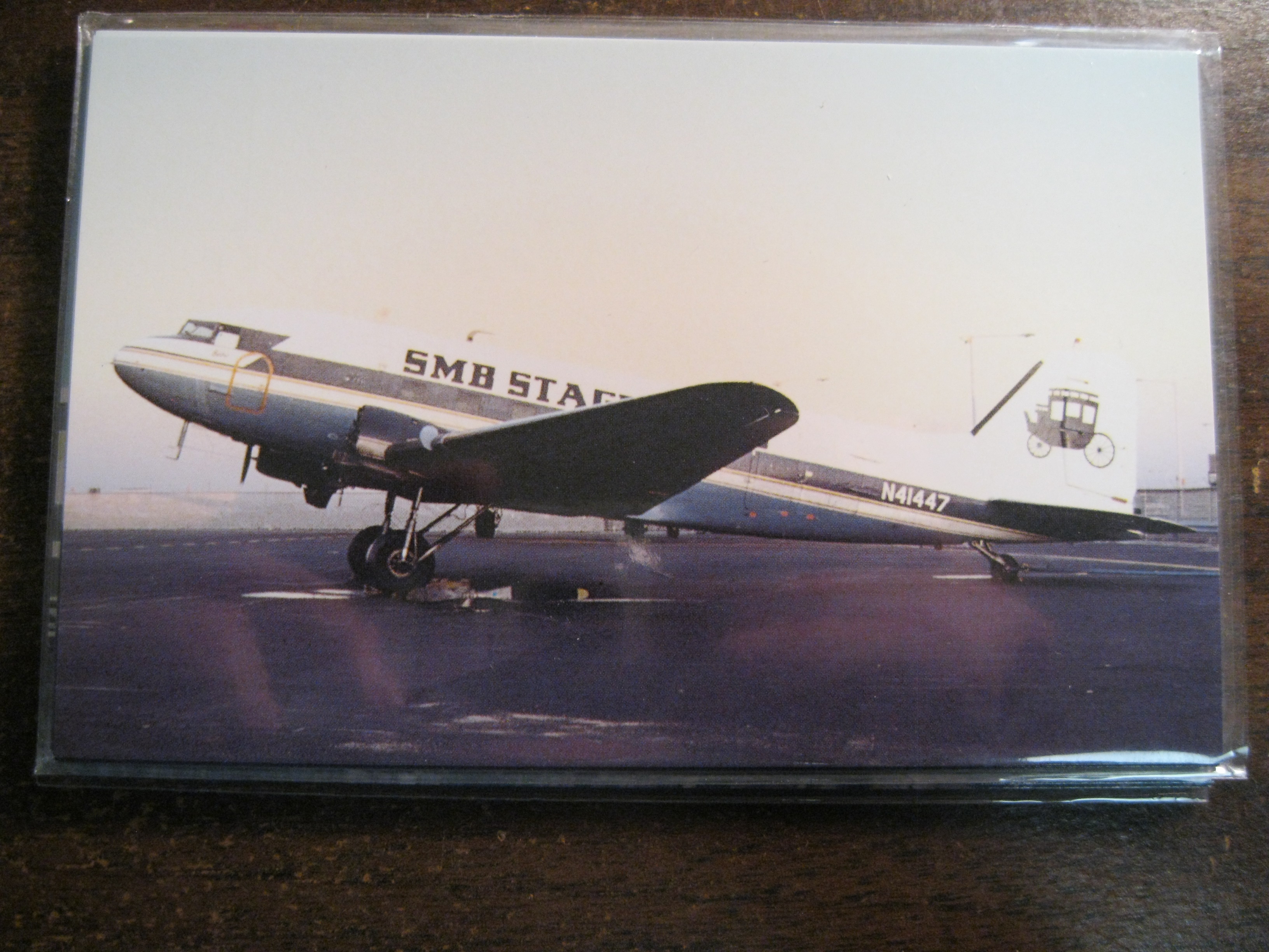 SMB Stagelines Douglas DC-3 post card