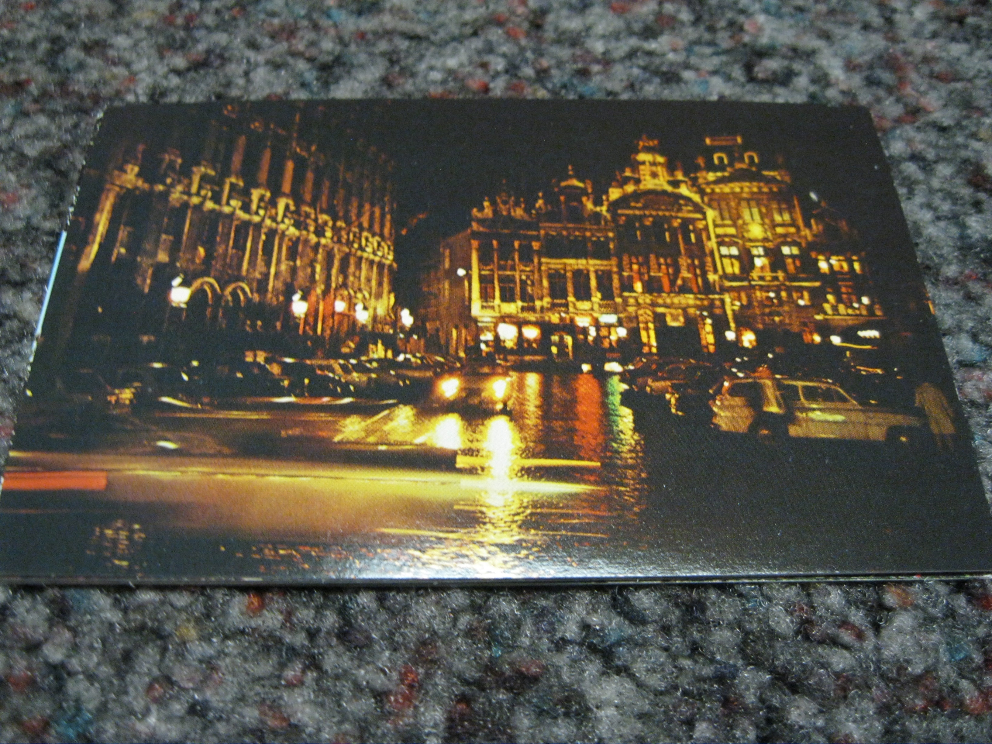 Belgium Brussels Pan AM post card