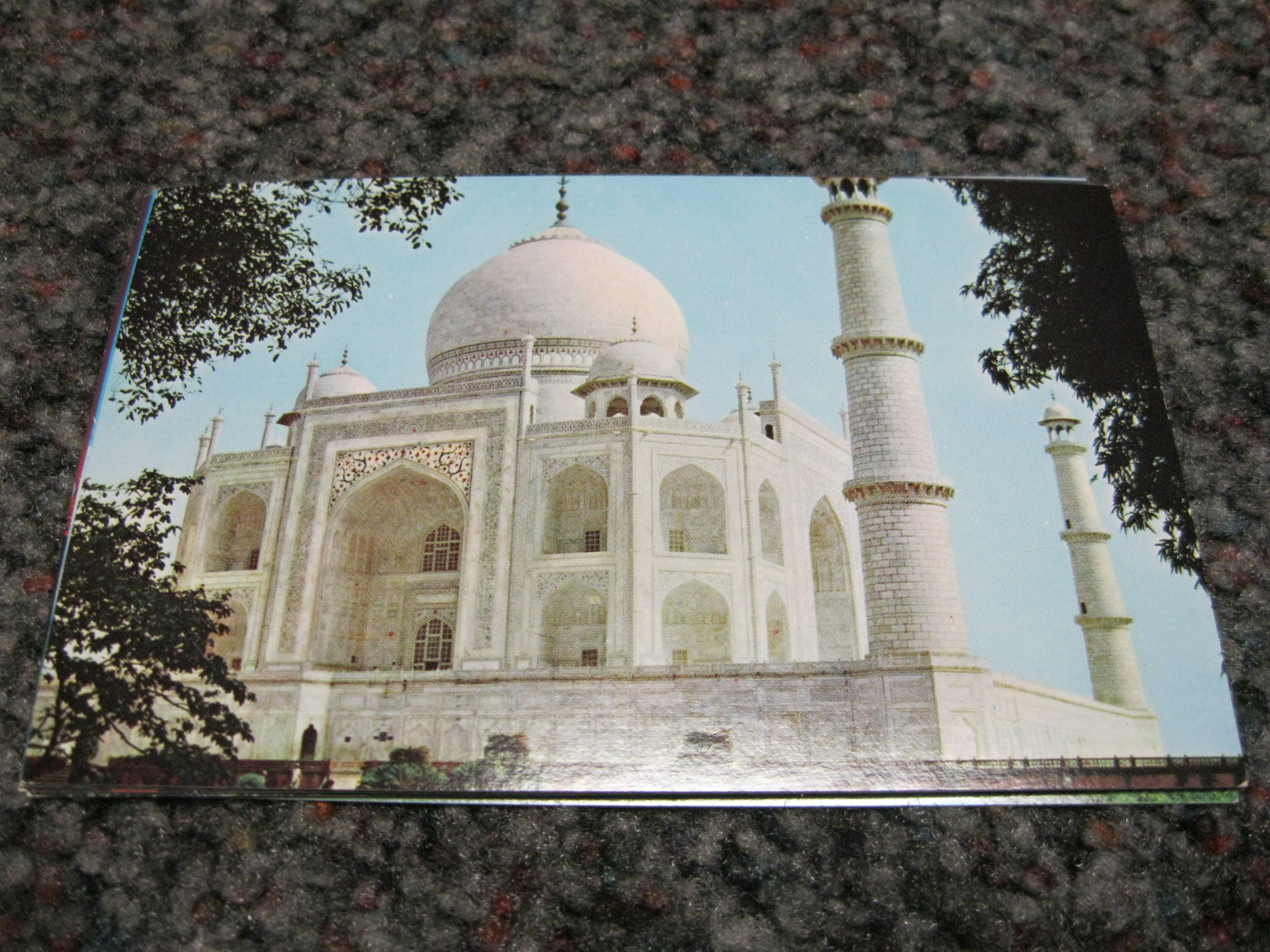 The Taj Mahal India Pan Am post card