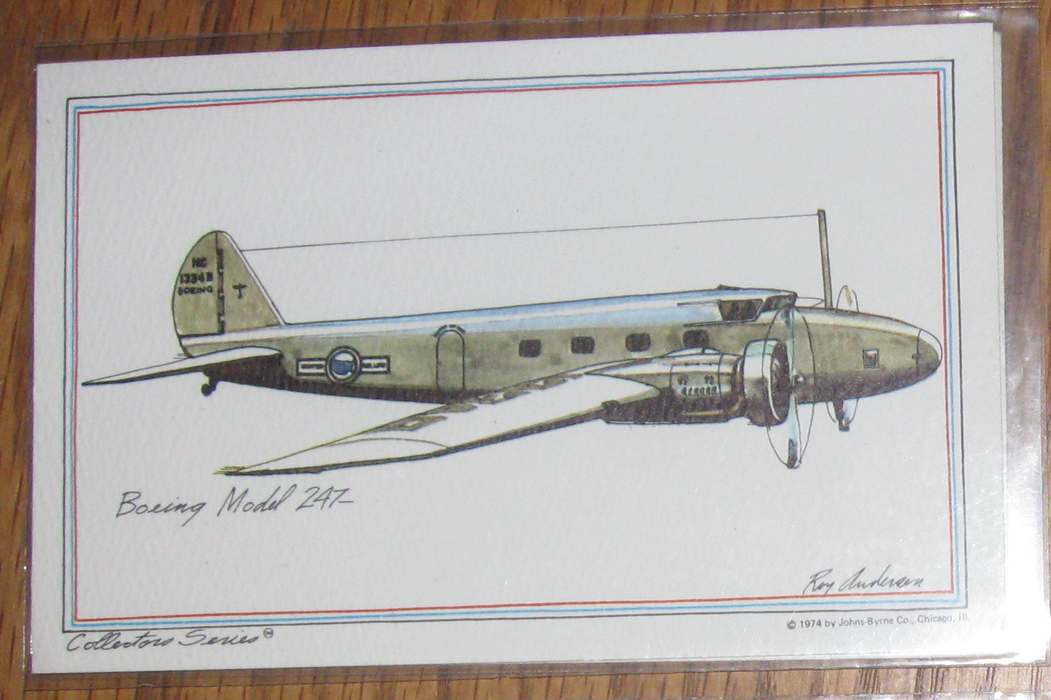 Boeing Model 247 collector series United