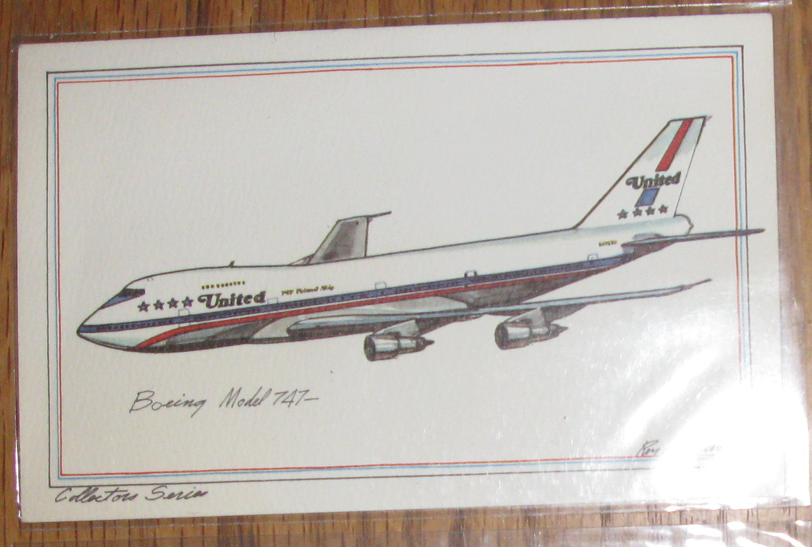 Boeing 747 United collectors series