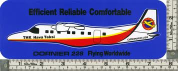 Dornier 228 Flying worldwide efficient reliable comfortable sticker