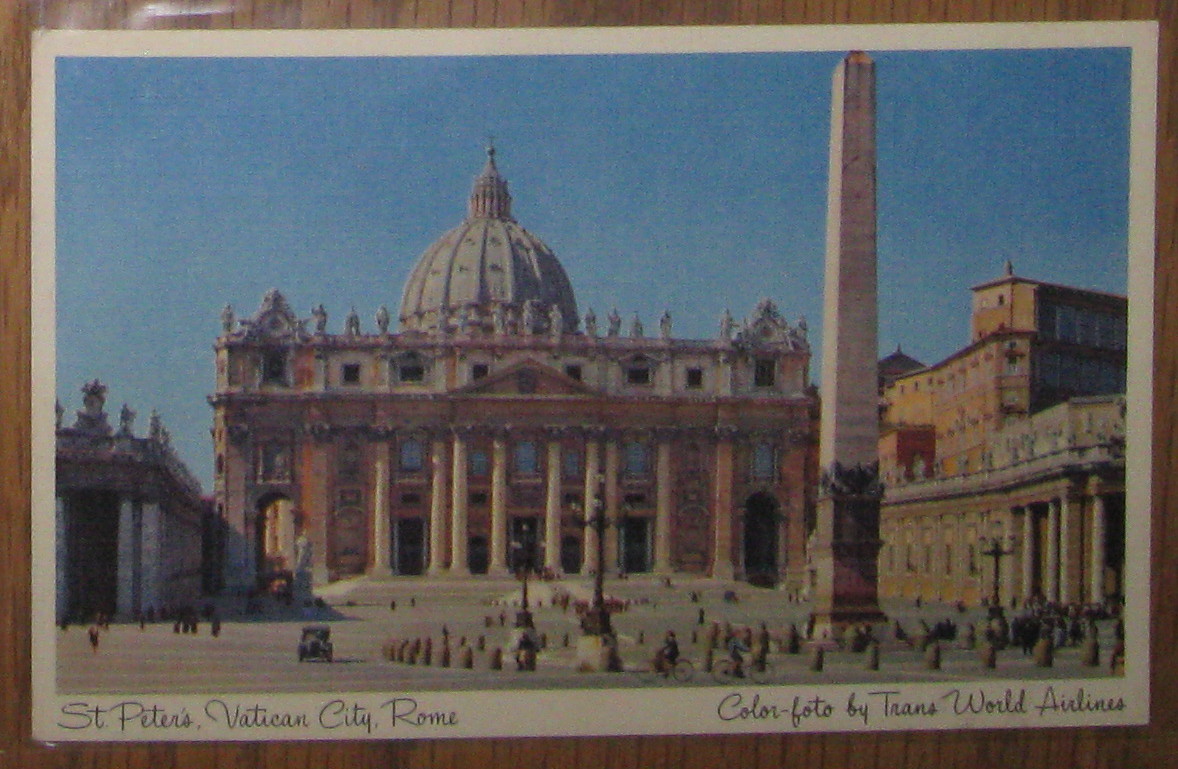 St Peters Vatican City Rome color foto by TWA