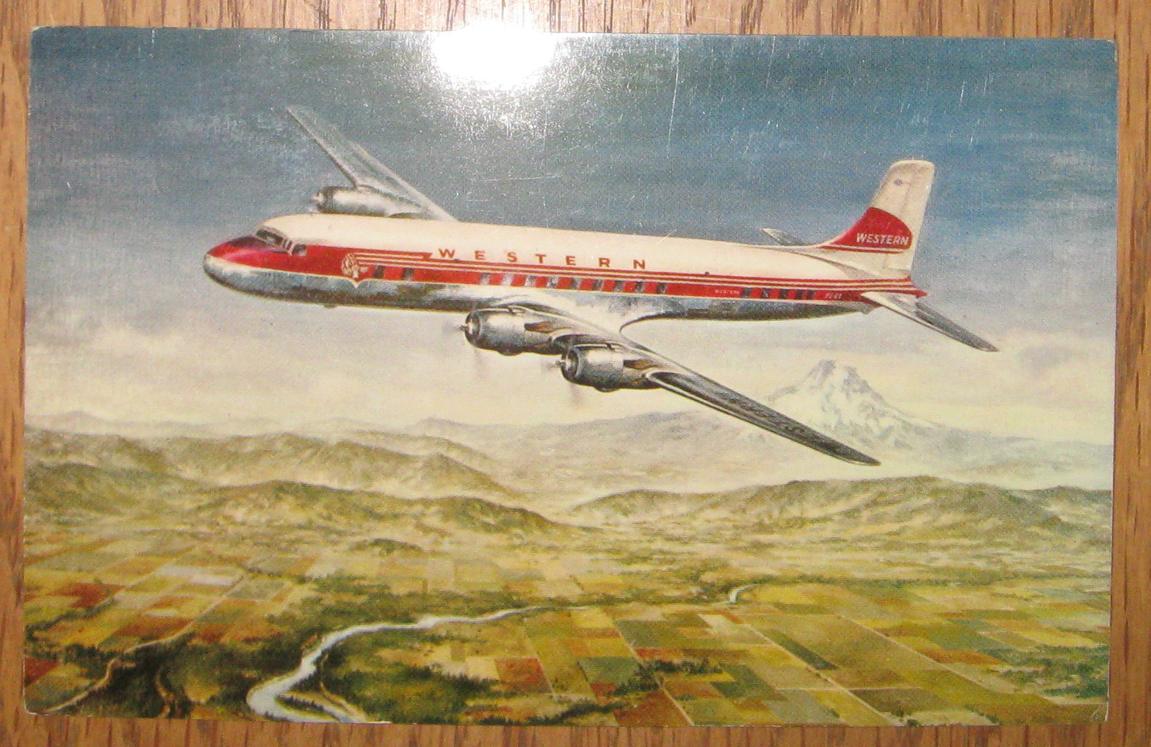 Queen of the Western Airlines fleet is the DC-6B